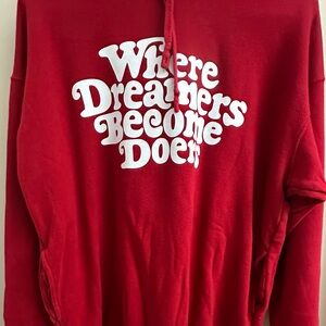 UNIQLO Red Graphic Hoodie